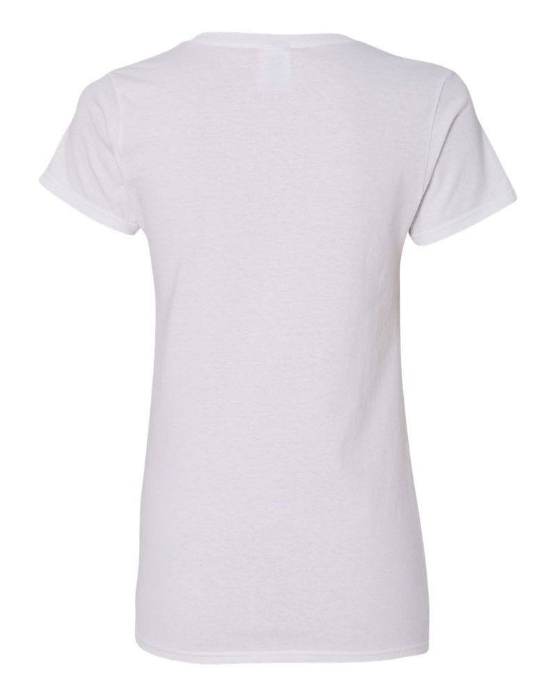 Gildan 5V00L - Ladies' Heavy Cotton V-Neck T-Shirt with Tearaway Label