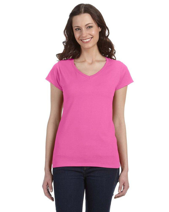 Gildan 64V00L - Ladies' Softstyle V-Neck T-Shirt