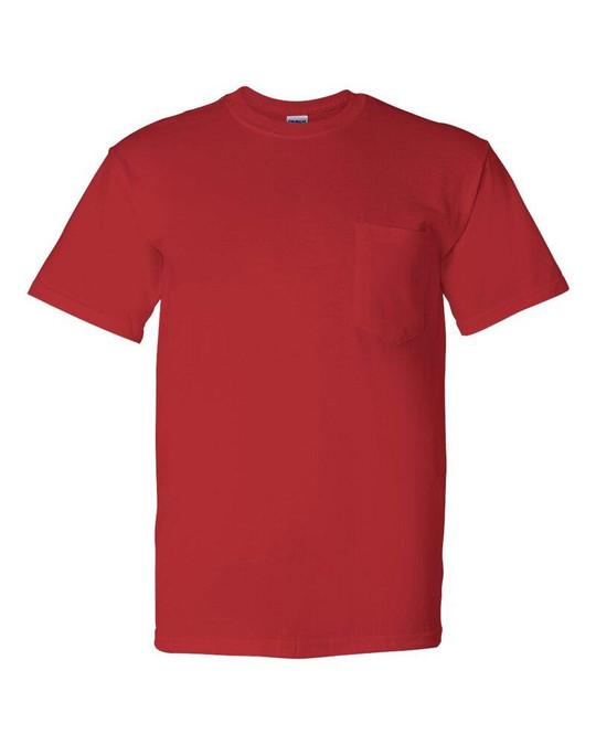 Gildan 8300 - Venta al por mayor de remera DryBlend 50/50 con bolsillo
