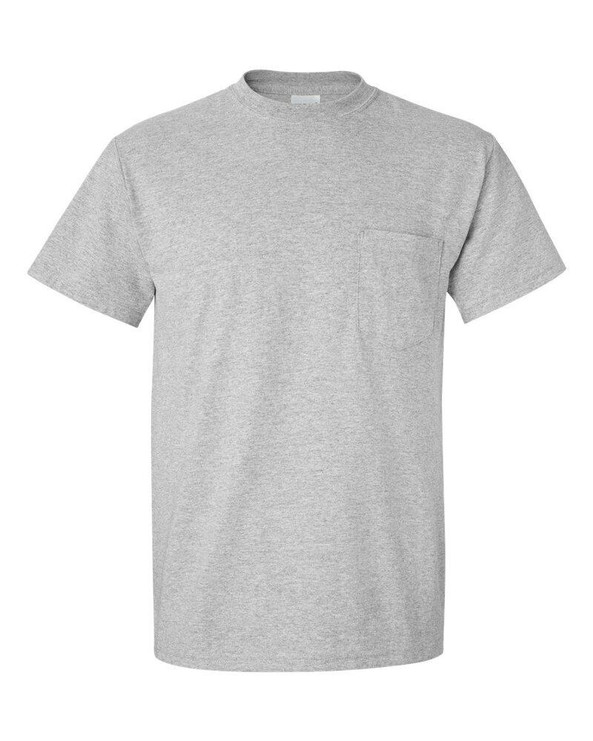 Gildan 8300 - Venta al por mayor de remera DryBlend 50/50 con bolsillo 