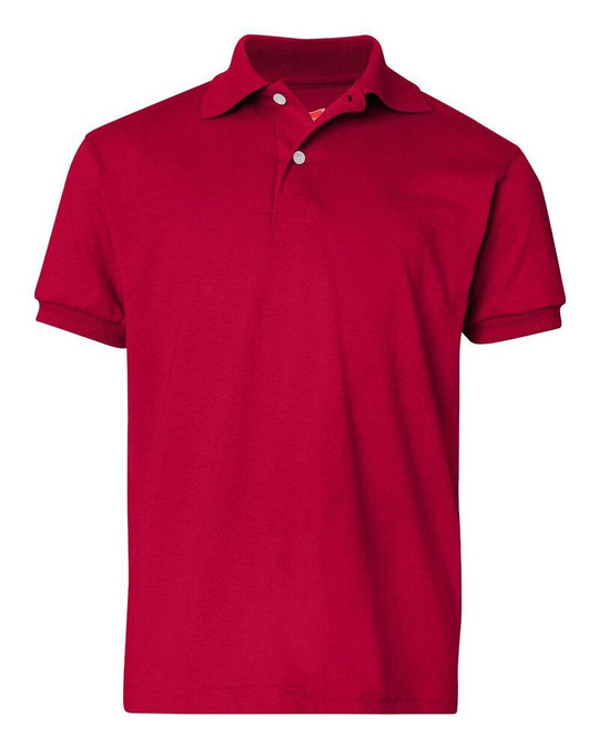 Hanes 054Y - Camiseta Deportiva Juvenil 50/50