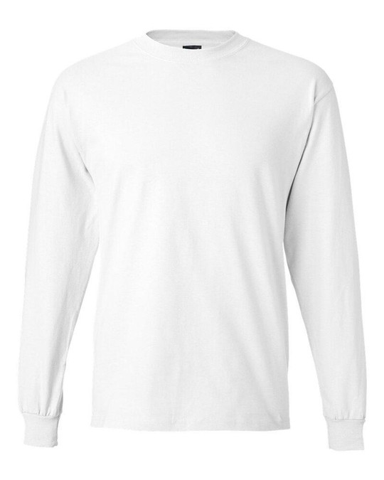 Hanes 5186 - Camiseta de Manga Larga Beefy-T®