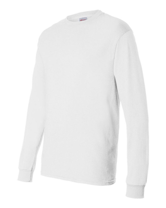 Hanes 5286 - Camiseta de Manga Larga ComfortSoft® Heavyweight