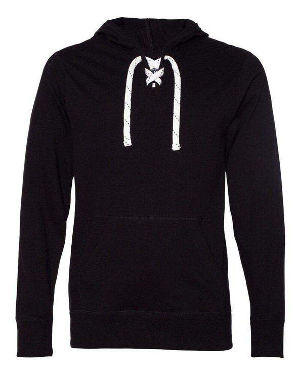J. America 8231 - Sport Lace Jersey Hooded Pullover T-Shirt