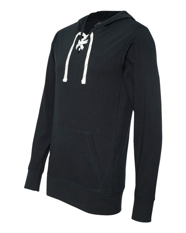 J. America 8231 - Sport Lace Jersey Hooded Pullover T-Shirt