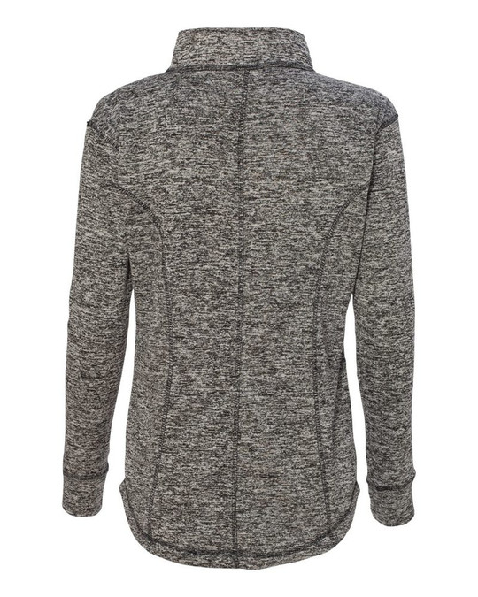 J. America 8617 - Sudadera Polar Cósmica con Cremallera de Cuarto de Longitud