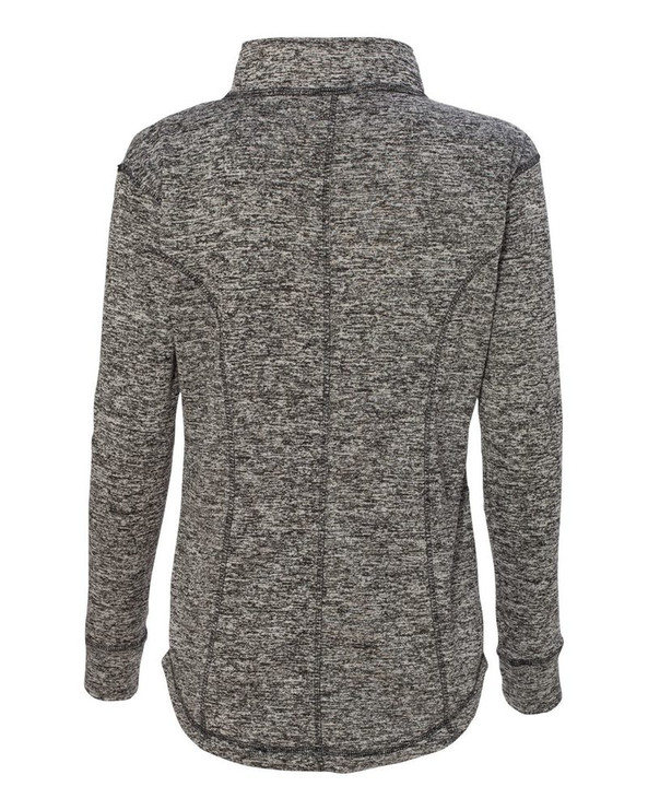 J. America 8617 - Sudadera Polar Cósmica con Cremallera de Cuarto de Longitud