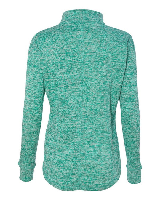 J. America 8617 - Ladies' Cosmic Fleece Quarter Zip Pullover