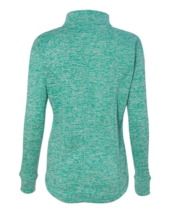 J. America 8617 - Ladies' Cosmic Fleece Quarter Zip Pullover