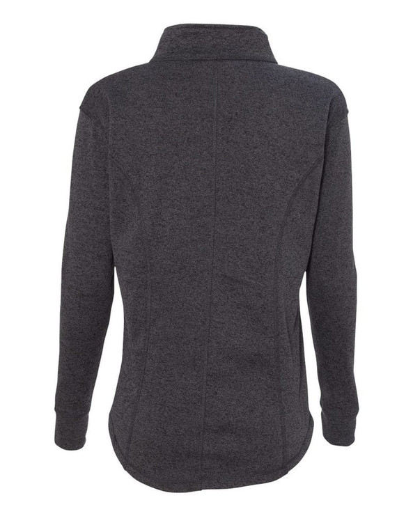 J. America 8617 - Ladies' Cosmic Fleece Quarter Zip Pullover