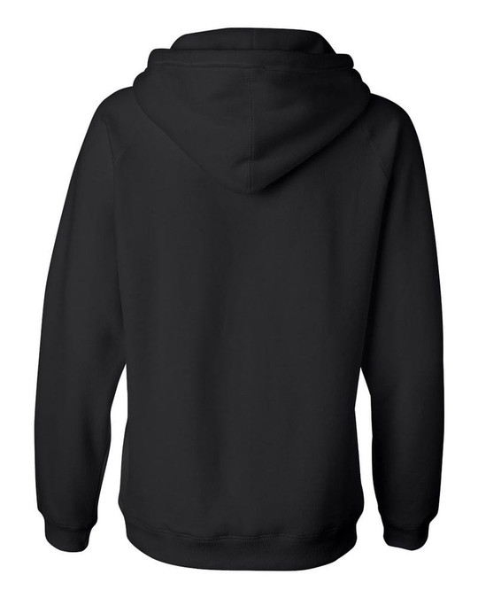 J. America 8836 - Sudadera con capucha y cuello en V de gamuza