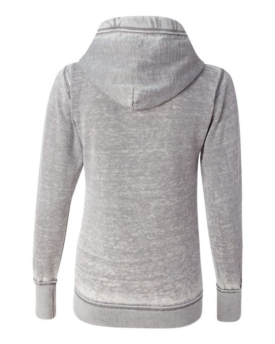 J. America 8913 - Sudadera con capucha y cremallera completa Zen Fleece