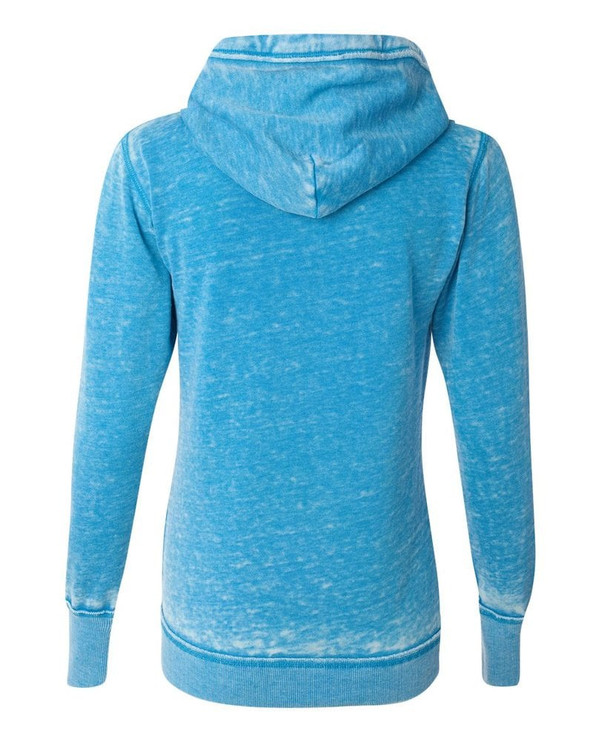 J. America 8913 - Ladies' Zen Fleece Full-Zip Hooded Sweatshirt