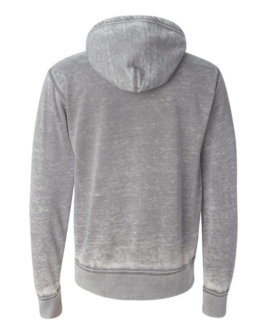 J. America 8916 - Sudadera con capucha de cremallera completa Vintage Zen Fleece
