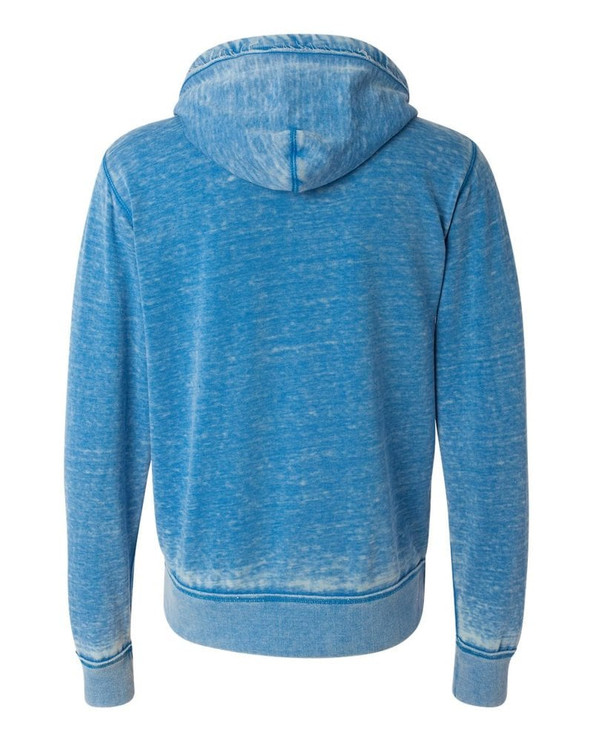 J. America 8916 - Vintage Zen Fleece Full-Zip Hooded Sweatshirt