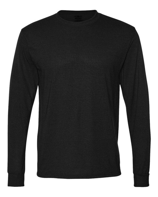Jerzees 21MLR - Camiseta de Manga Larga de Rendimiento Deportivo