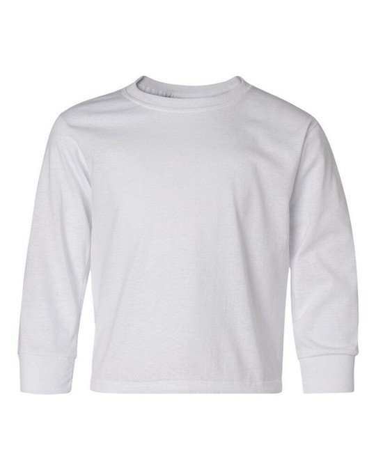 Jerzees 29BLR - Camiseta de Manga Larga para Jóvenes Heavyweight Blend™ 50/50
