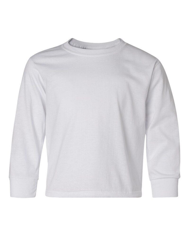 Jerzees 29BLR - Camiseta de Manga Larga para Jóvenes Heavyweight Blend™ 50/50