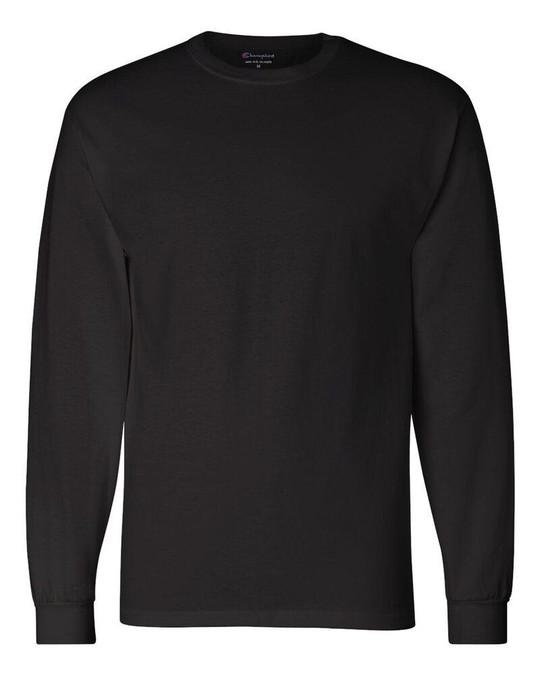 Champion CC8C - Camiseta de Manga Larga sin Etiqueta