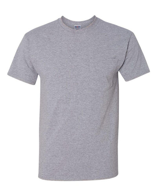Jerzees 29MPR - Camiseta Heavyweight Blend™ 50/50 con bolsillo