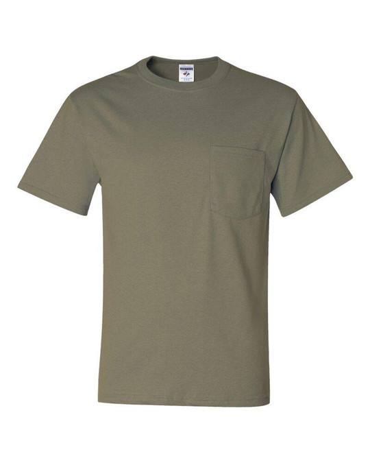 Jerzees 29MPR - Camiseta Heavyweight Blend™ 50/50 con bolsillo