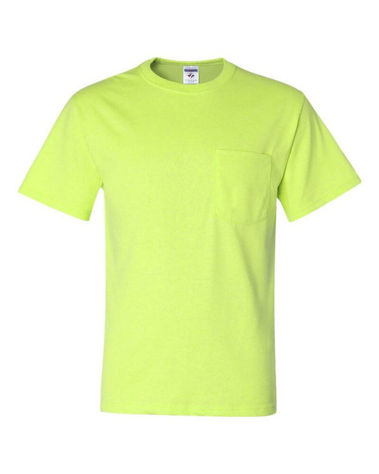 Jerzees 29MPR - Camiseta Heavyweight Blend™ 50/50 con bolsillo