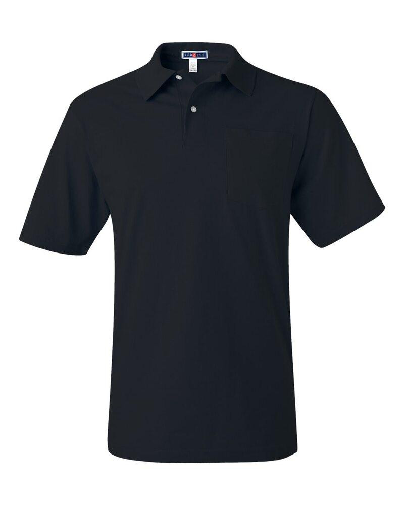Jerzees 436MPR - Camiseta Deportiva SpotShield™ 50/50 con Bolsillo