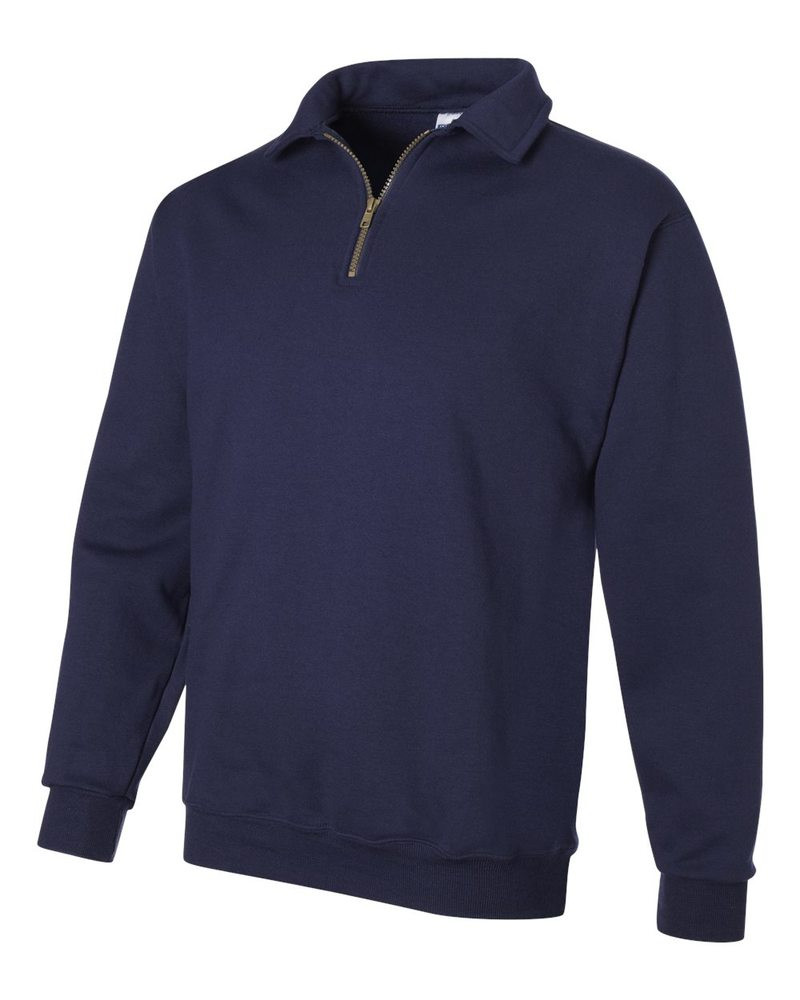 Jerzees 4528MR - Sudadera con cremallera de un cuarto NuBlend® SUPER SWEATS®