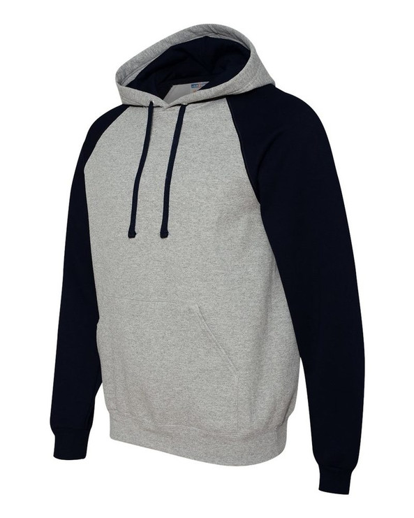 JERZEES 96CR - Nublend® Colorblocked Hooded Pullover Sweatshirt