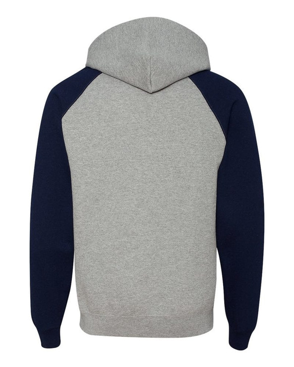 Jerzees 96CR - Sudadera con capucha y bloques de color Nublend®