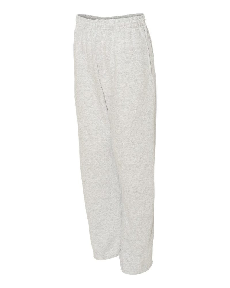 Jerzees 974MPR - Pantalones de chándal con bolsillos y fondo abierto NuBlend®