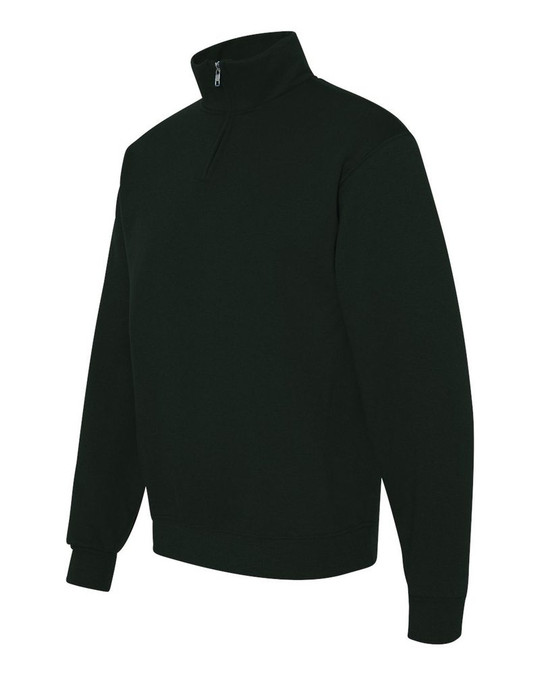 Jerzees 995MR - Nublend® Sweatshirt à col officier zippé un quart