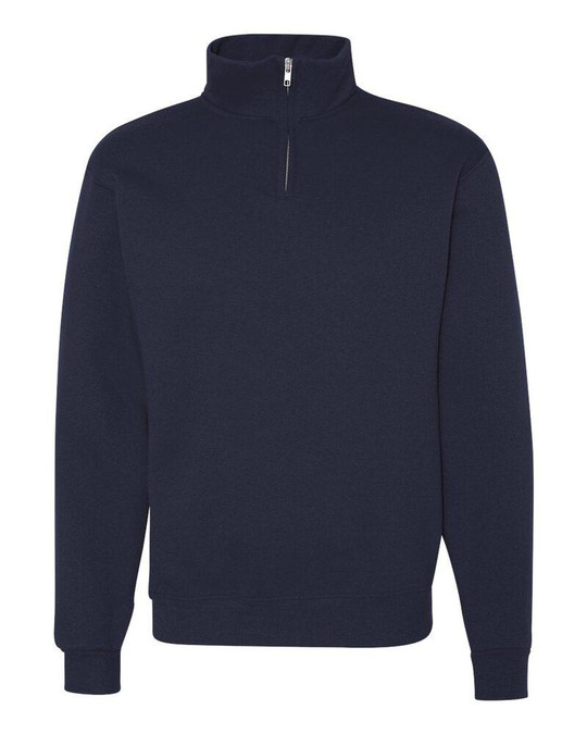 Jerzees 995MR - Nublend® Sweatshirt à col officier zippé un quart