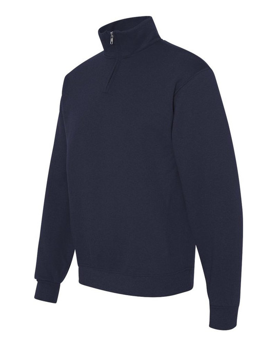 Jerzees 995MR - Nublend® Sweatshirt à col officier zippé un quart