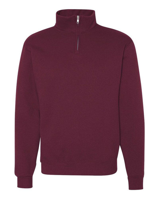 Jerzees 995MR - Nublend® Sweatshirt à col officier zippé un quart