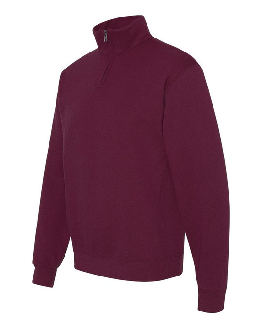 Jerzees 995MR - Nublend® Sweatshirt à col officier zippé un quart