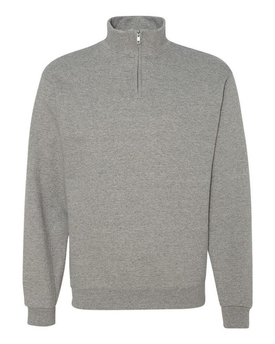 Jerzees 995MR - Nublend® Sweatshirt à col officier zippé un quart