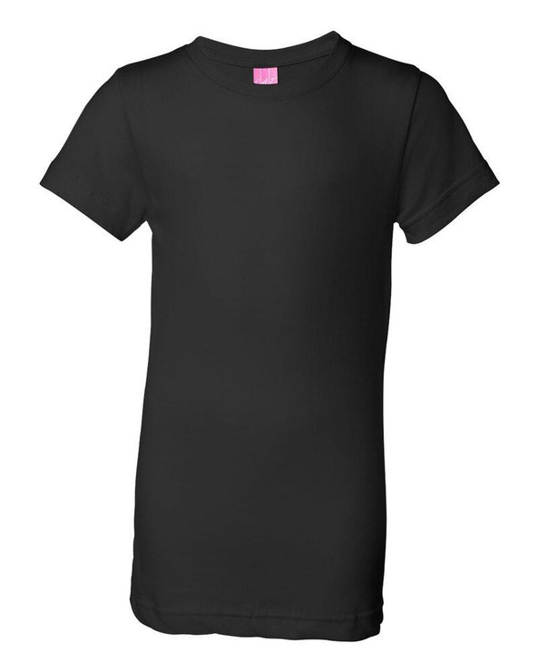 LAT 2616 - Girls' Fine Jersey Longer Length T-Shirt