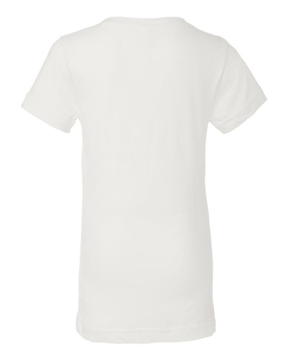 LAT 2616 - Girls' Fine Jersey Longer Length T-Shirt