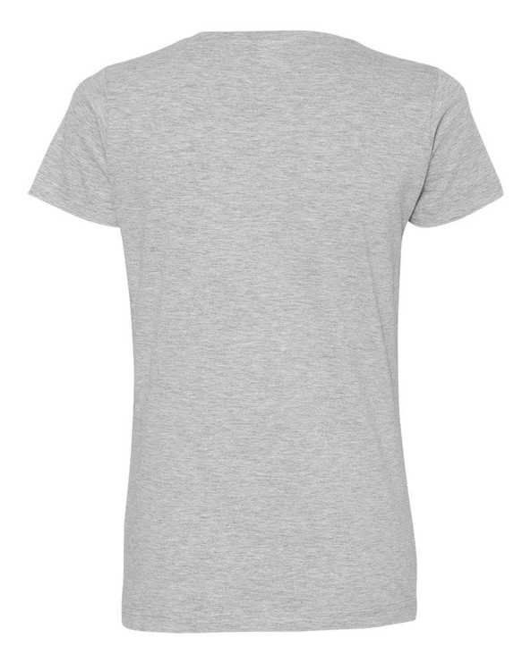 LAT 3507 - Ladies' Fine Jersey V-NeckT-Shirt