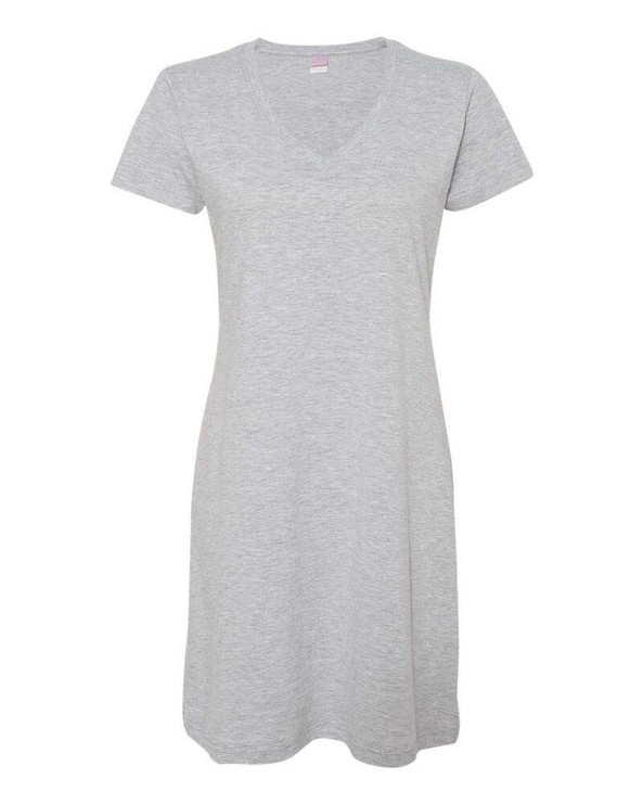 LAT 3522 - Ladies' Fine Jersey V-Neck Coverup