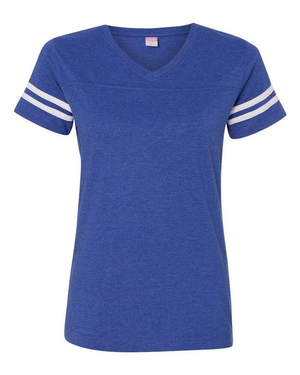LAT 3537 - Ladies' Vintage Football T-Shirt