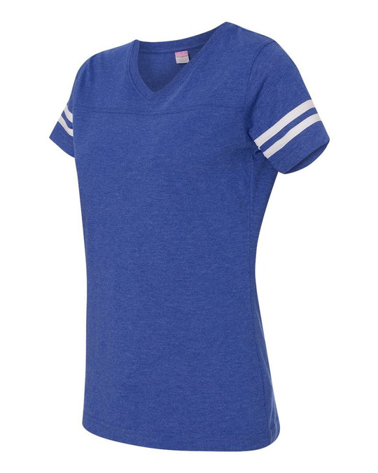 LAT 3537 - Ladies' Vintage Football T-Shirt