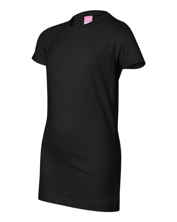 LAT 3616 - Junior Fit Fine Jersey Longer Length T-Shirt