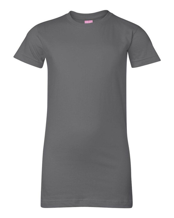 LAT 3616 - Junior Fit Fine Jersey Longer Length T-Shirt