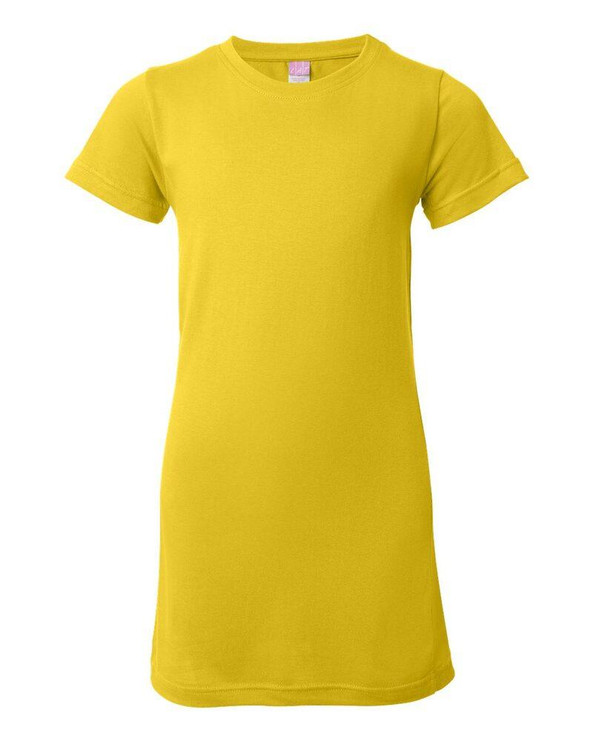 LAT 3616 - Junior Fit Fine Jersey Longer Length T-Shirt