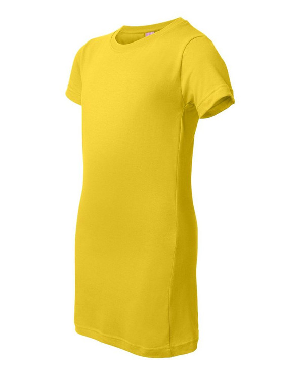LAT 3616 - Junior Fit Fine Jersey Longer Length T-Shirt