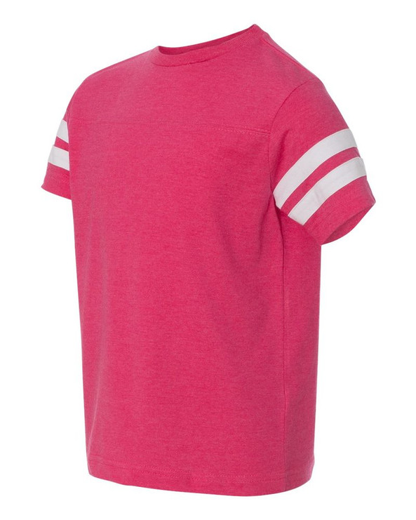 LAT 6137 - Youth Vintage Football T-Shirt