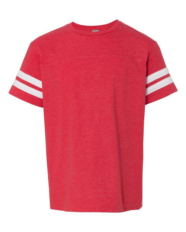 LAT 6137 - Youth Vintage Football T-Shirt