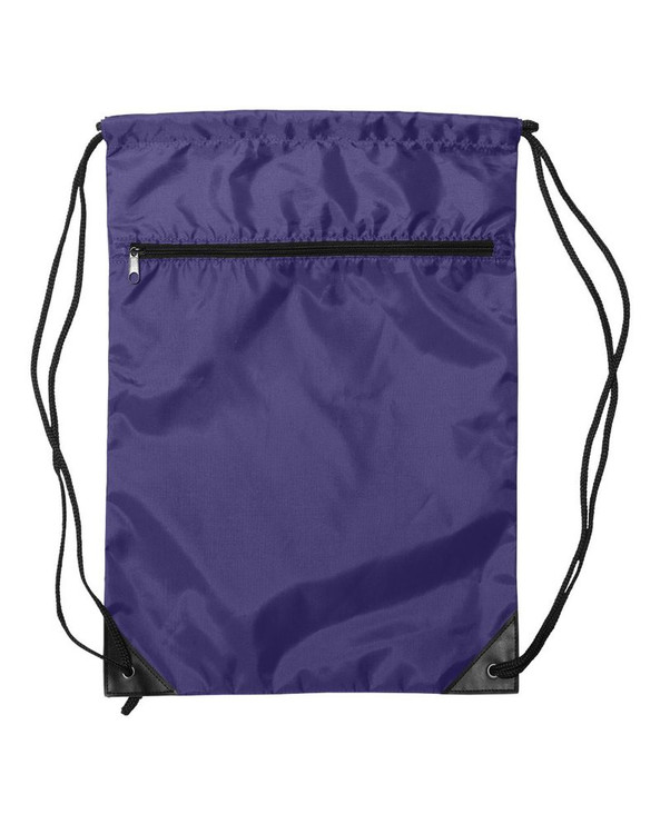 Liberty Bags 8888 - Denier Nylon Zippered Drawstring Backpack
